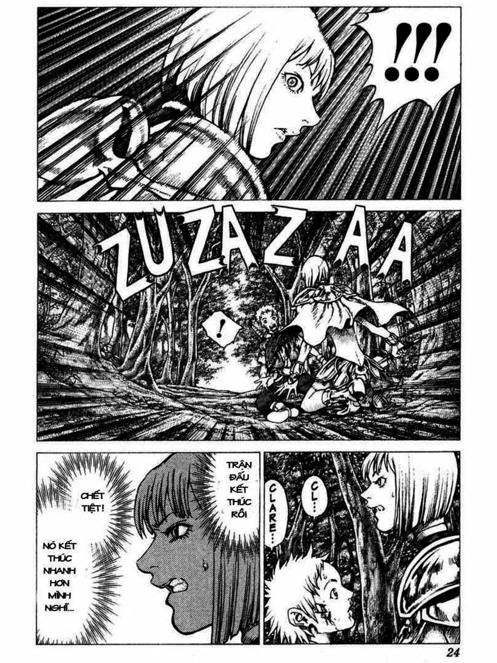 Truyện Tranh Claymore Mắt Bạc trang 4