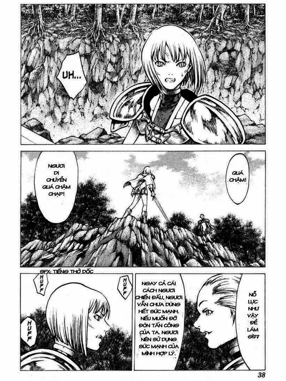Truyện Tranh Claymore Mắt Bạc trang 4