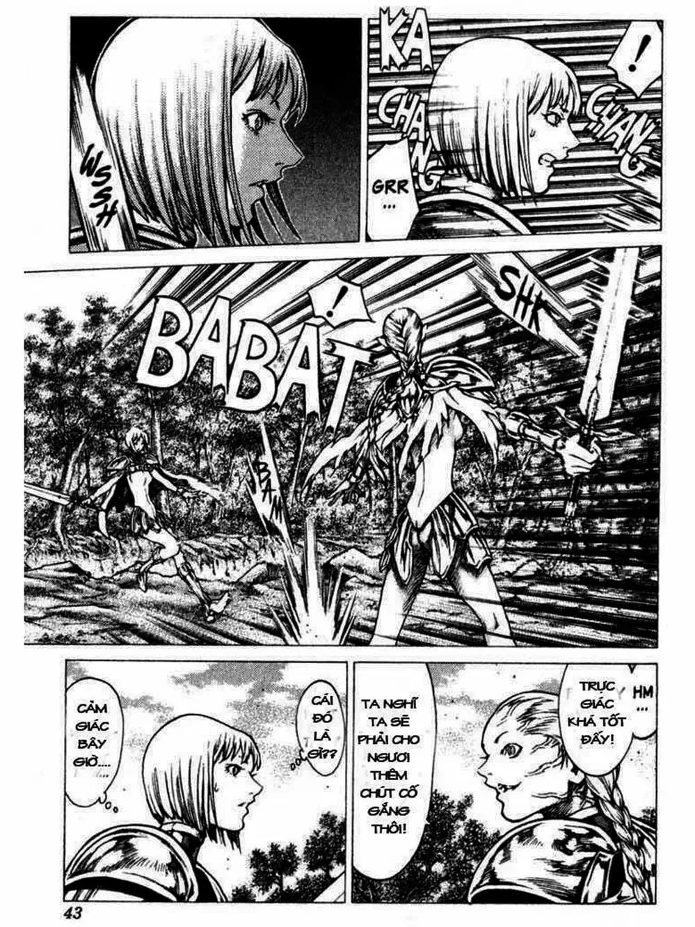 Truyện Tranh Claymore Mắt Bạc trang 4