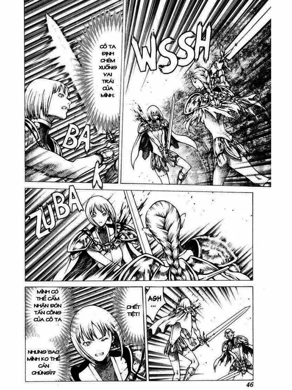 Truyện Tranh Claymore Mắt Bạc trang 4