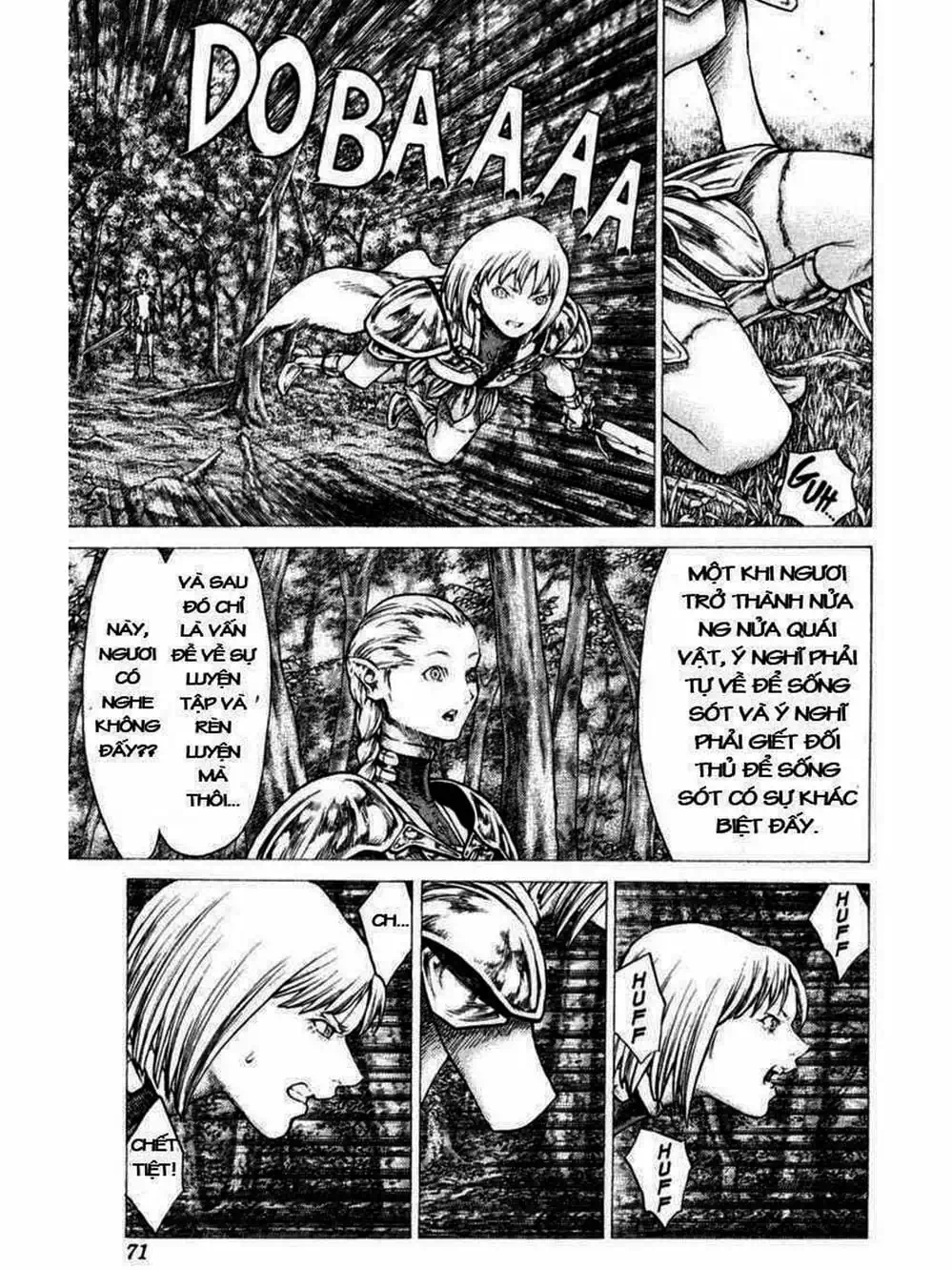 Truyện Tranh Claymore Mắt Bạc trang 4