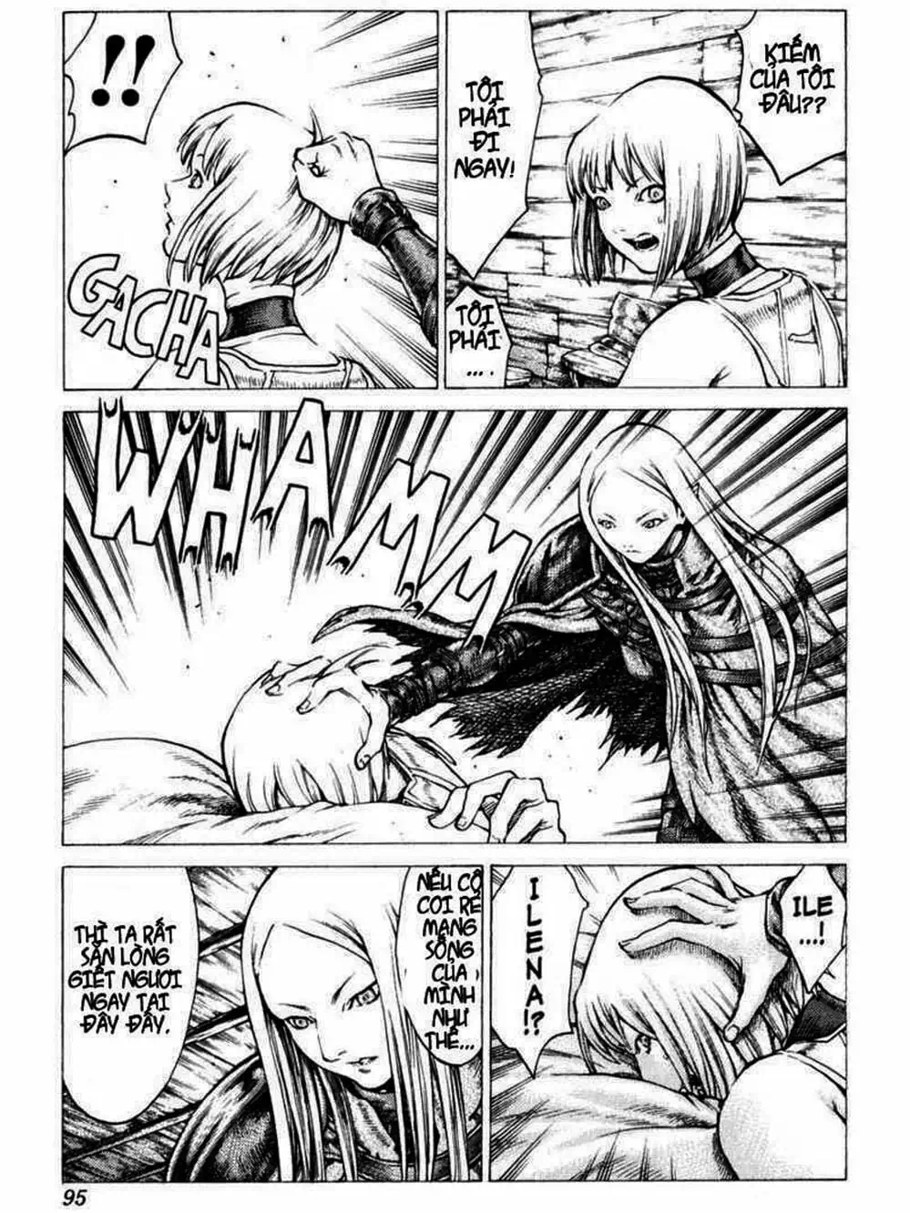 Truyện Tranh Claymore Mắt Bạc trang 4