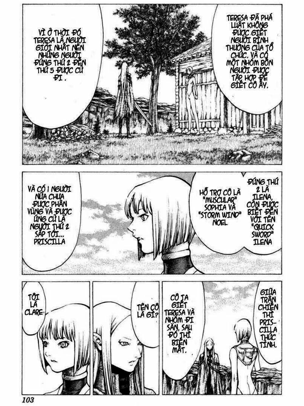 Truyện Tranh Claymore Mắt Bạc trang 4