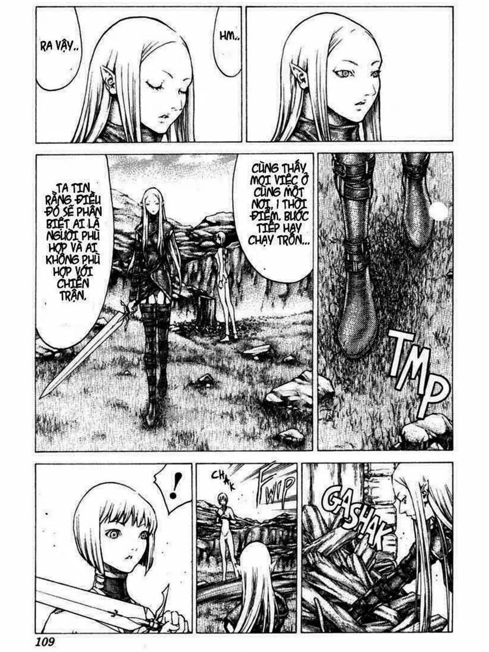 Truyện Tranh Claymore Mắt Bạc trang 4