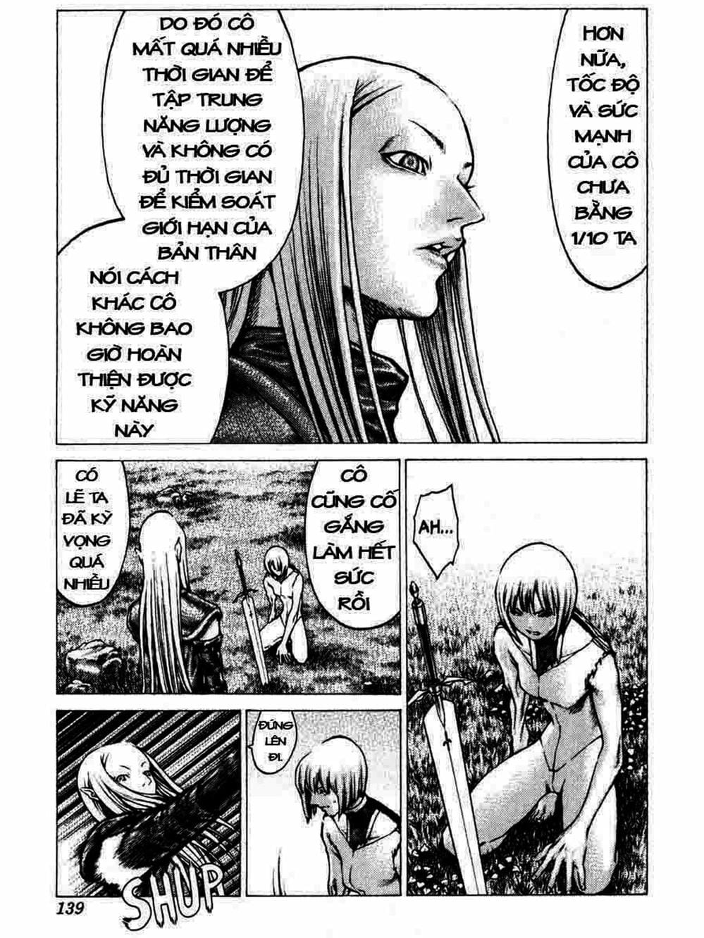 Truyện Tranh Claymore Mắt Bạc trang 4