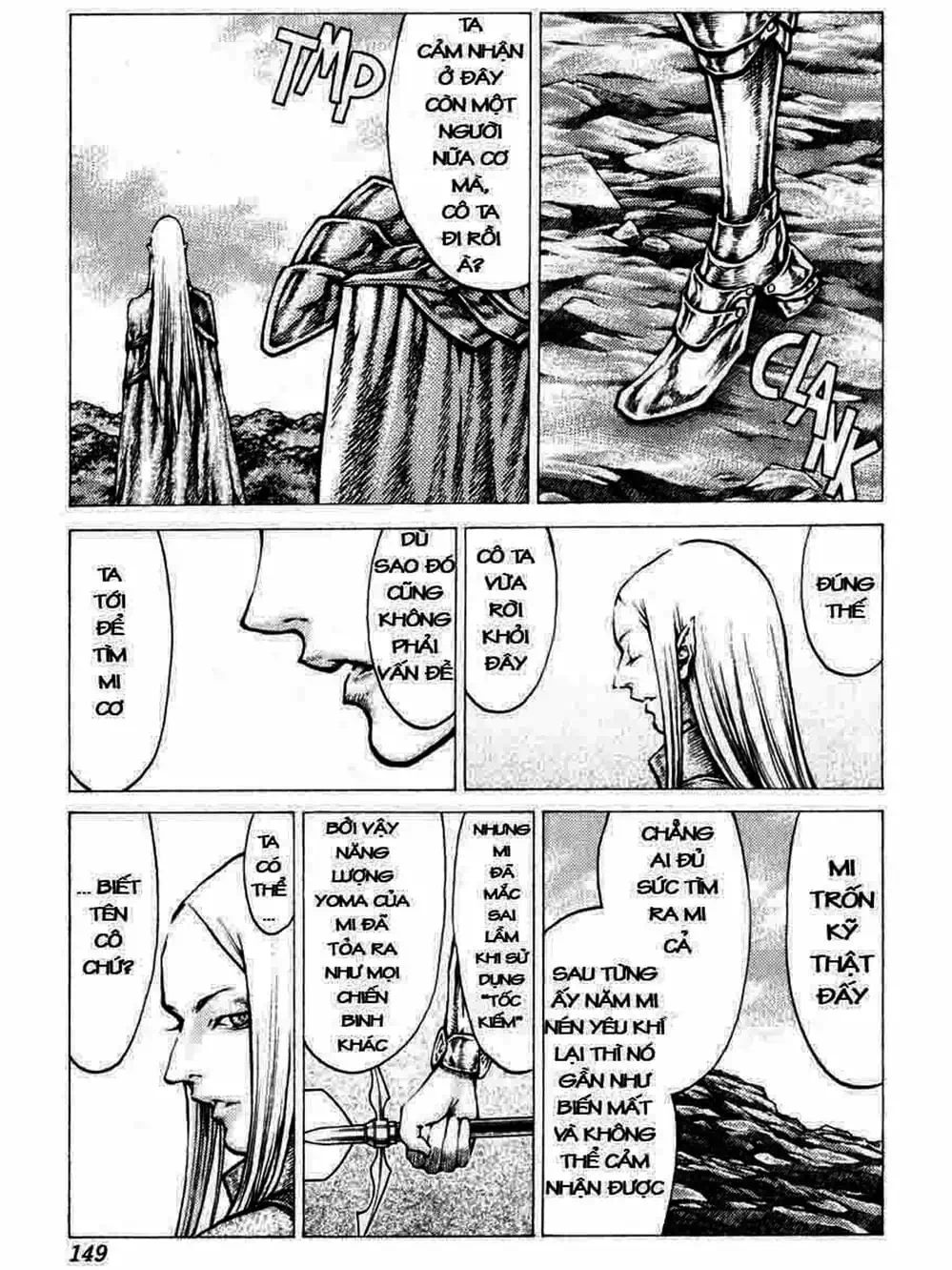 Truyện Tranh Claymore Mắt Bạc trang 4