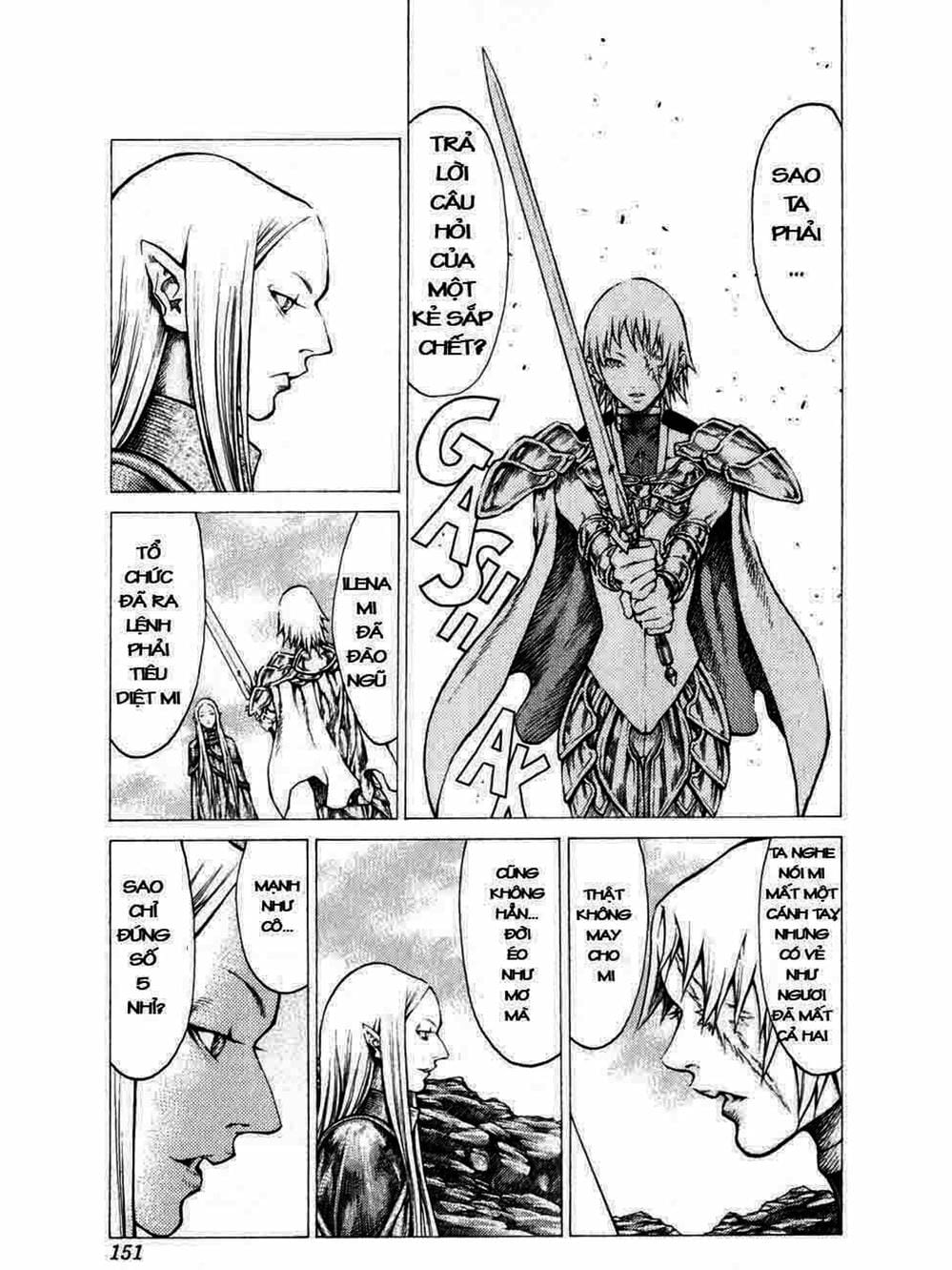 Truyện Tranh Claymore Mắt Bạc trang 4