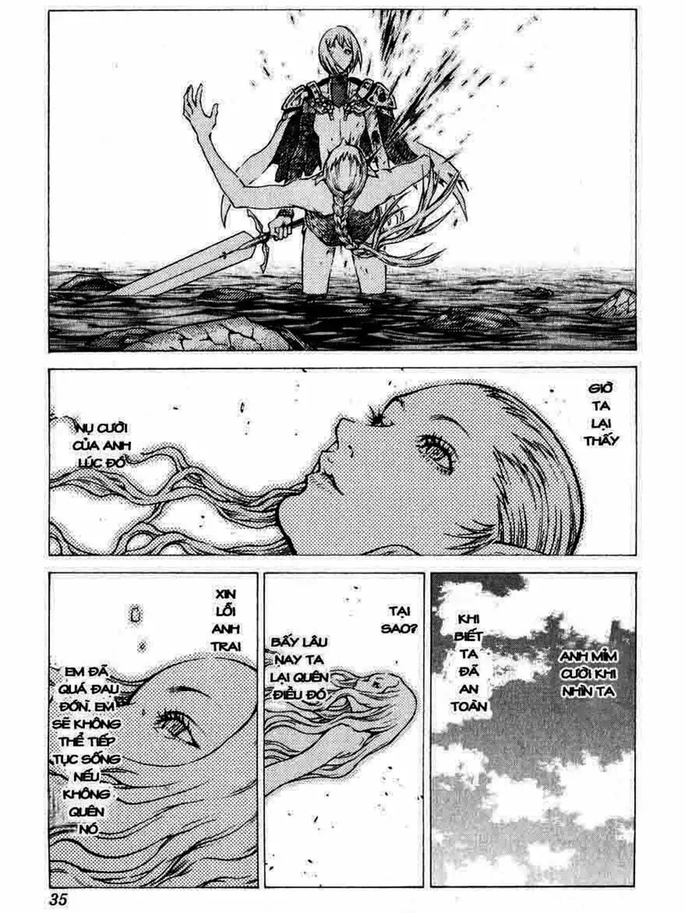 Truyện Tranh Claymore Mắt Bạc trang 4