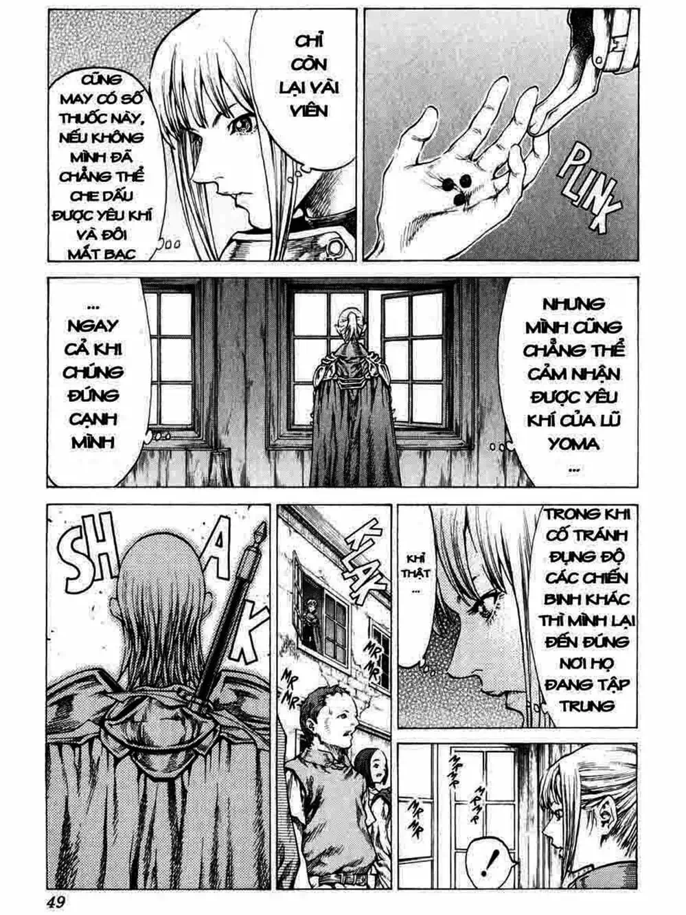 Truyện Tranh Claymore Mắt Bạc trang 4