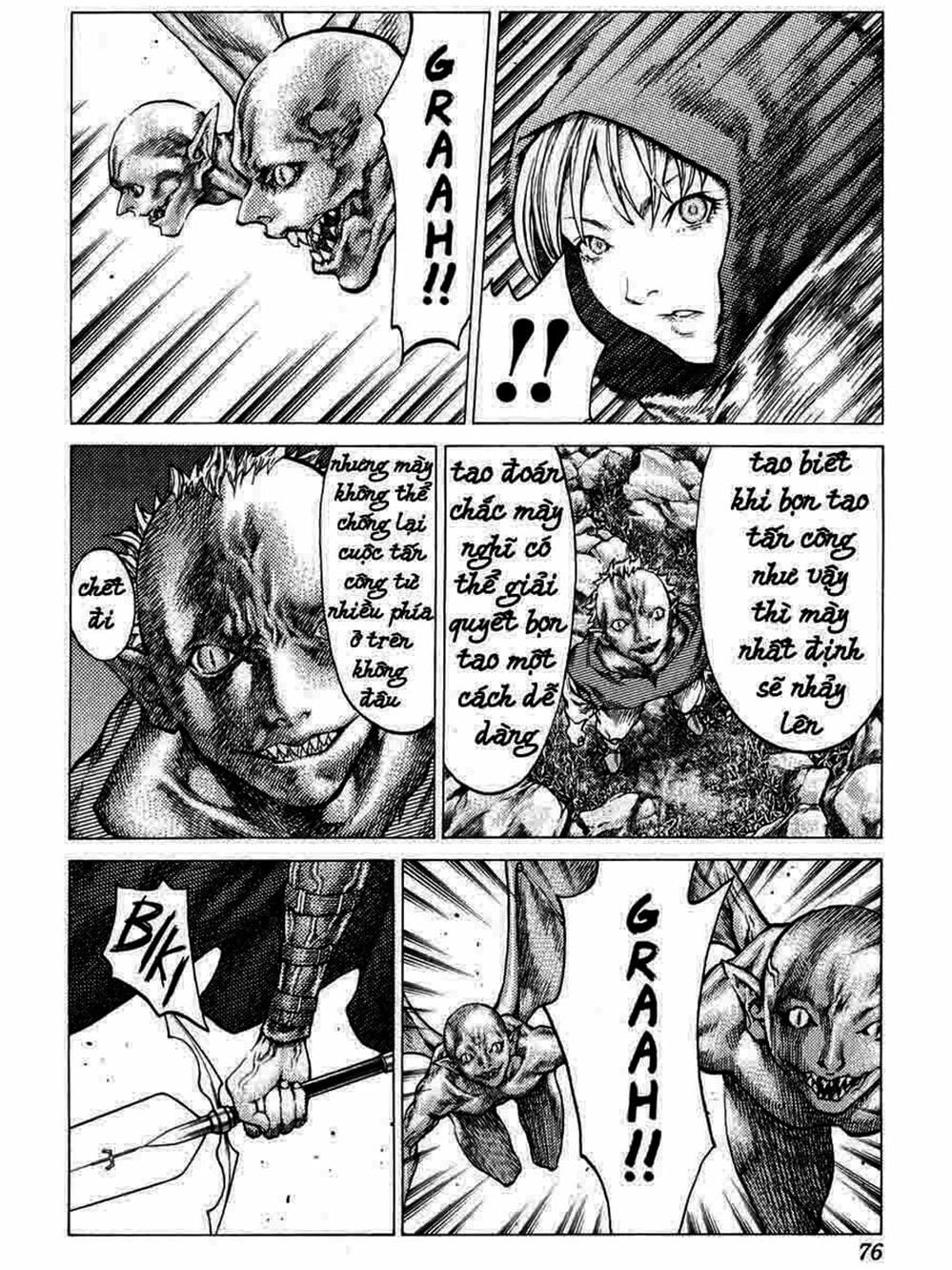 Truyện Tranh Claymore Mắt Bạc trang 4