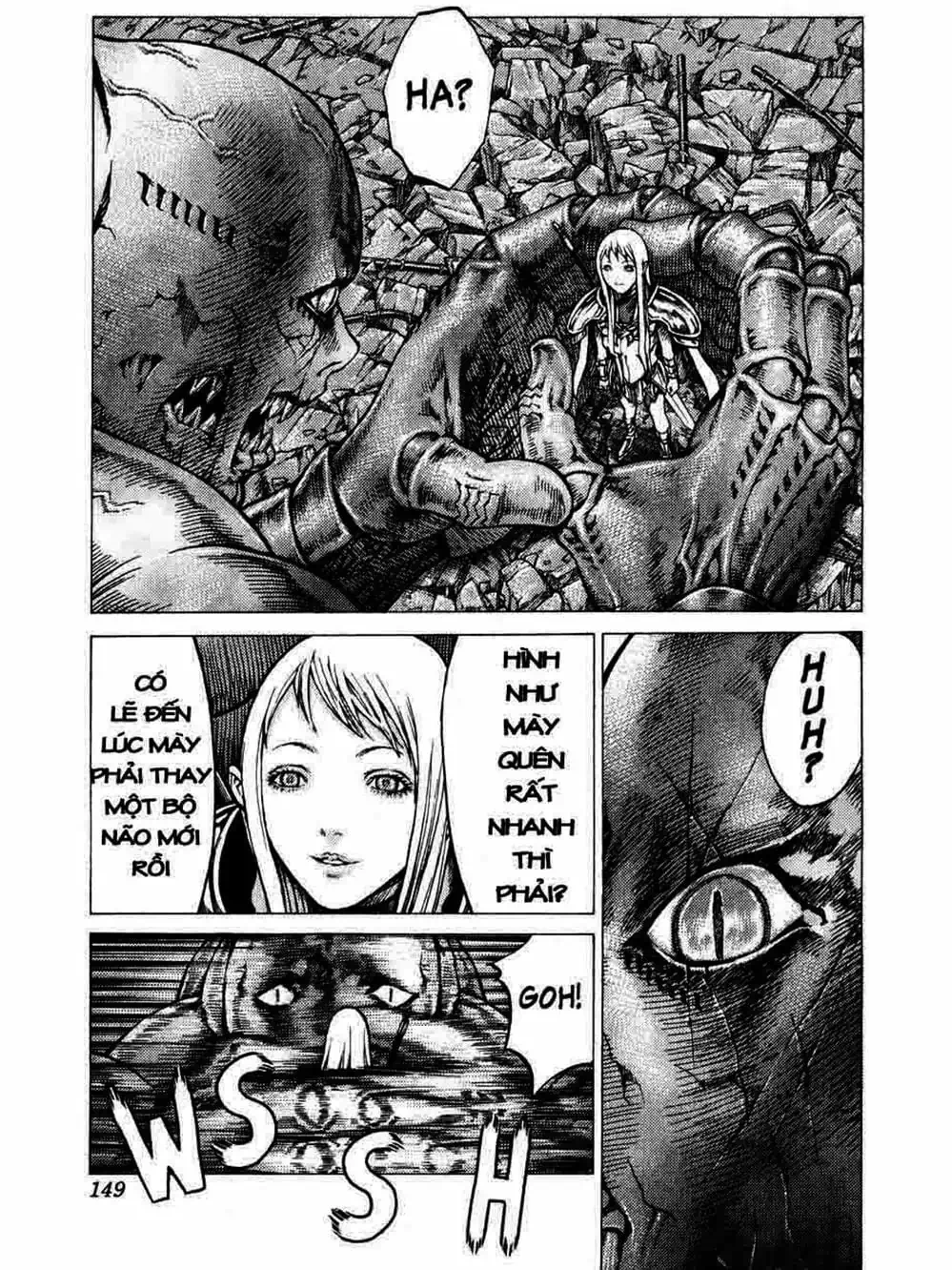 Truyện Tranh Claymore Mắt Bạc trang 4