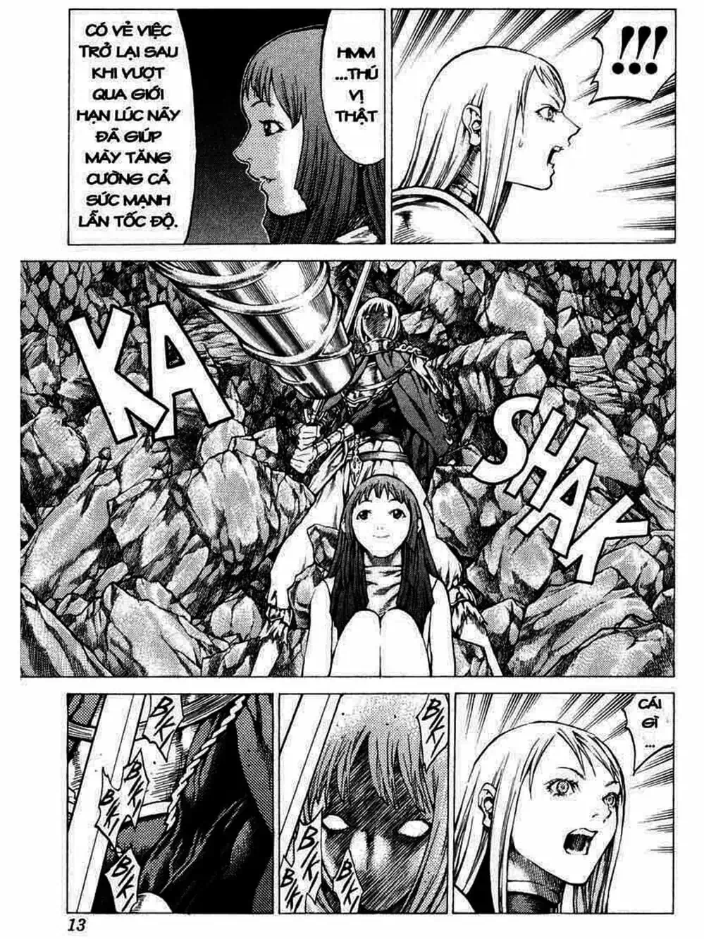 Truyện Tranh Claymore Mắt Bạc trang 4