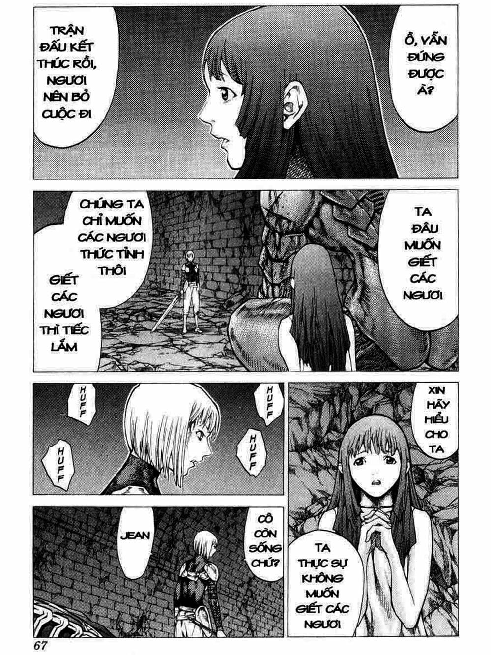 Truyện Tranh Claymore Mắt Bạc trang 4