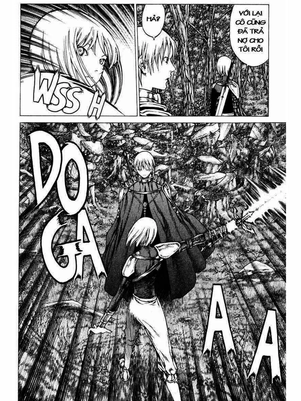 Truyện Tranh Claymore Mắt Bạc trang 4