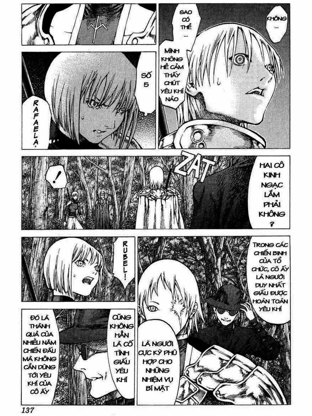 Truyện Tranh Claymore Mắt Bạc trang 4