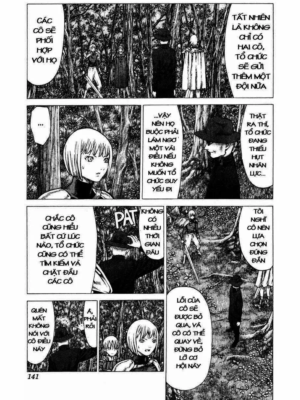 Truyện Tranh Claymore Mắt Bạc trang 4