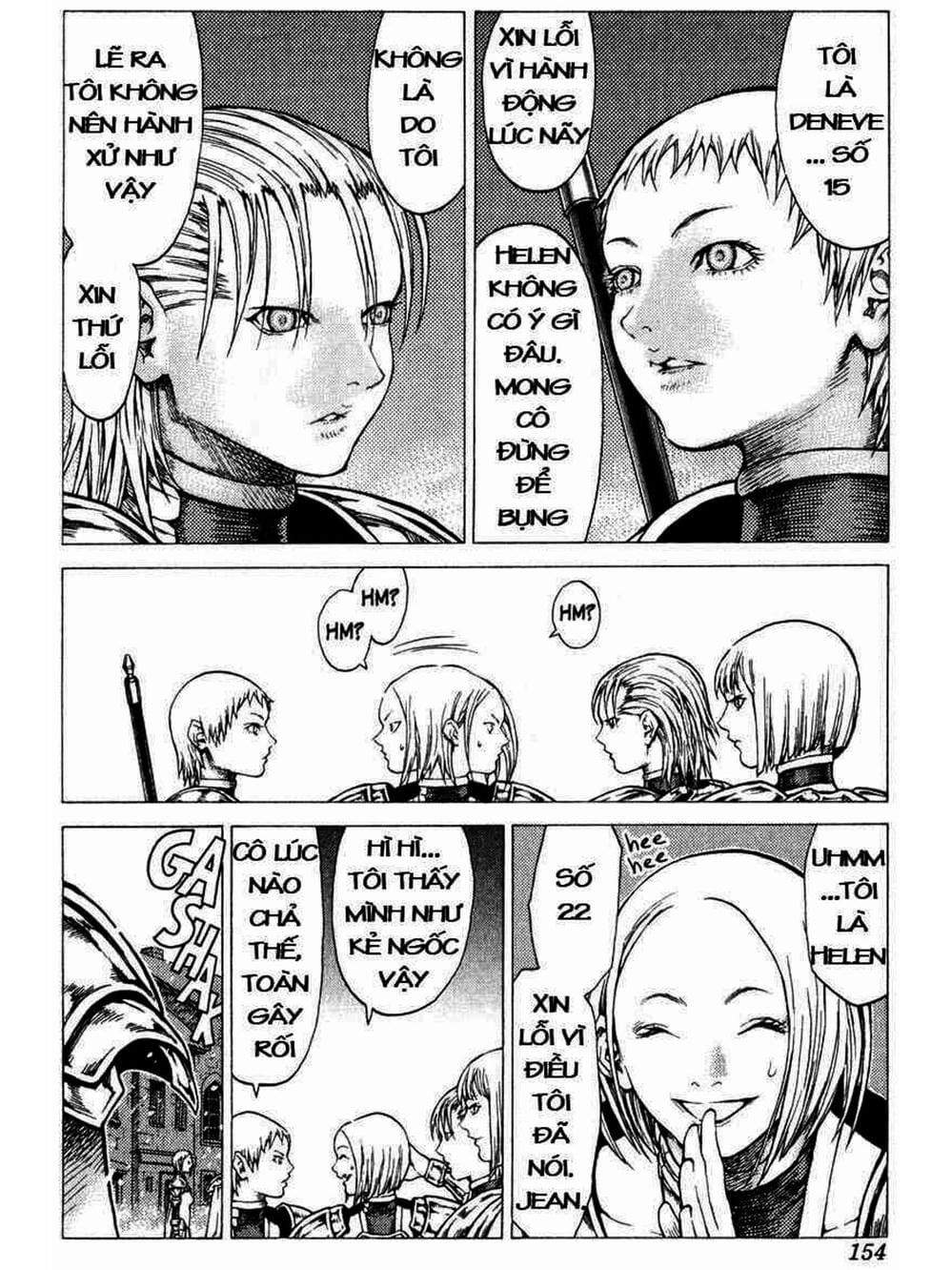 Truyện Tranh Claymore Mắt Bạc trang 4