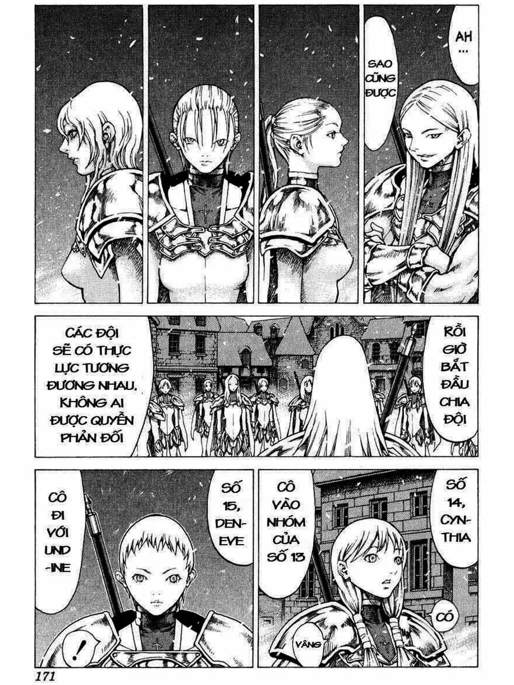 Truyện Tranh Claymore Mắt Bạc trang 4