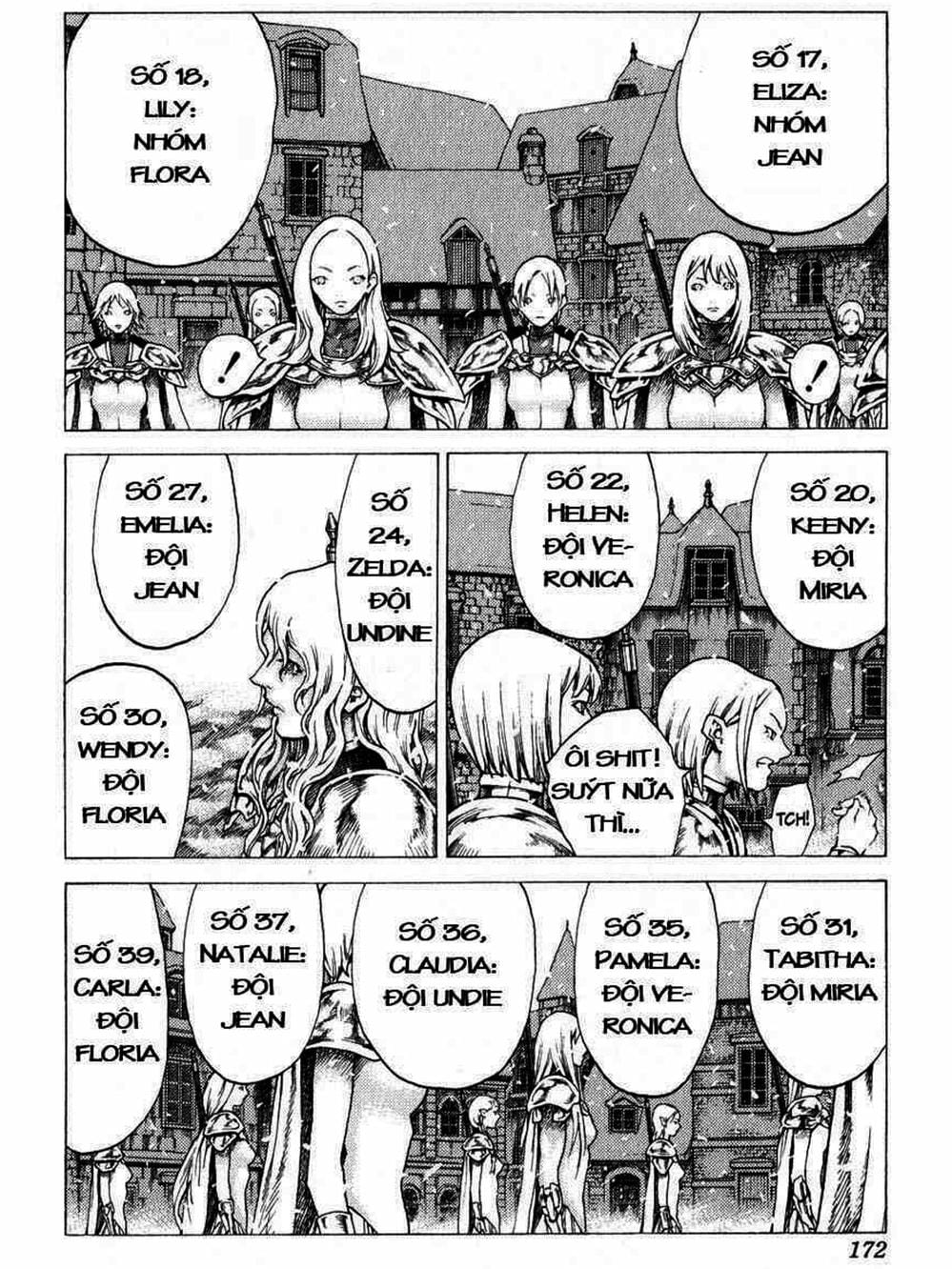 Truyện Tranh Claymore Mắt Bạc trang 4