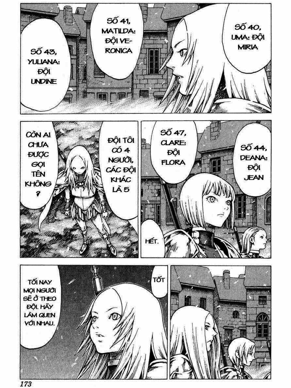 Truyện Tranh Claymore Mắt Bạc trang 4