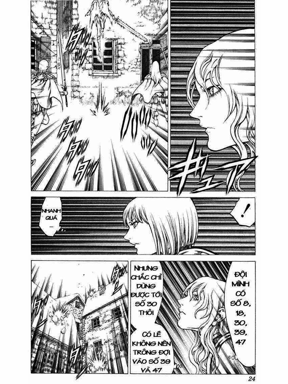 Truyện Tranh Claymore Mắt Bạc trang 4