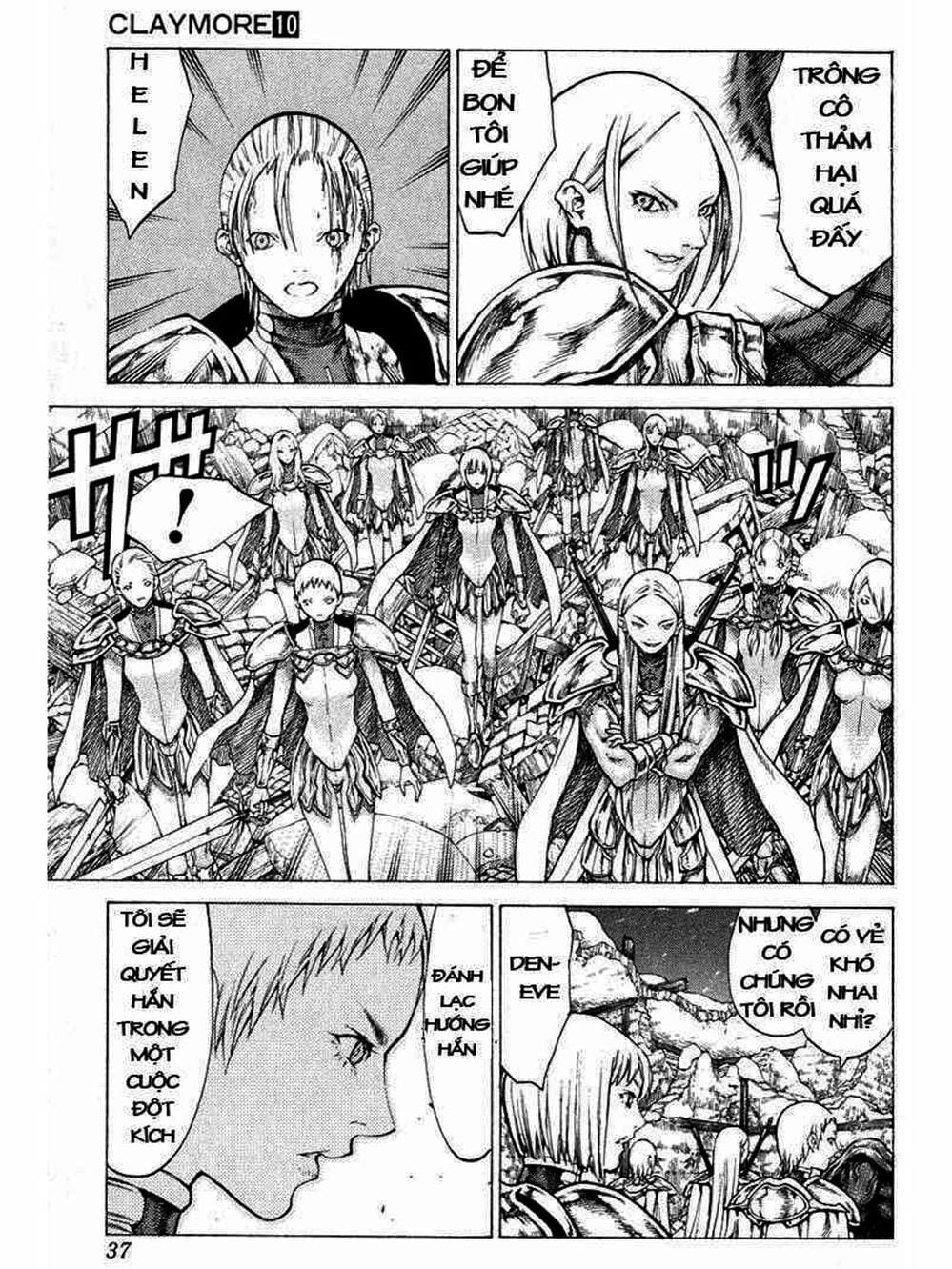Truyện Tranh Claymore Mắt Bạc trang 4