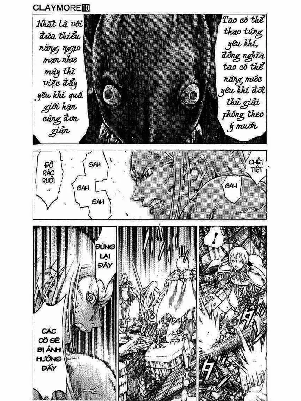 Truyện Tranh Claymore Mắt Bạc trang 4