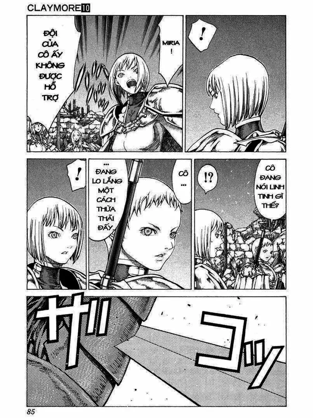 Truyện Tranh Claymore Mắt Bạc trang 4