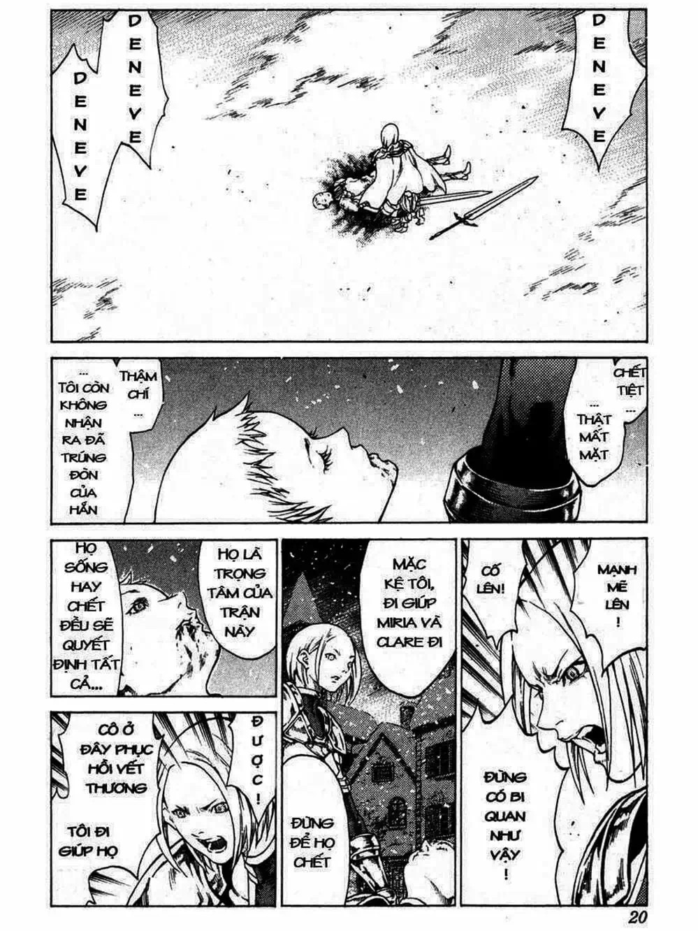 Truyện Tranh Claymore Mắt Bạc trang 4