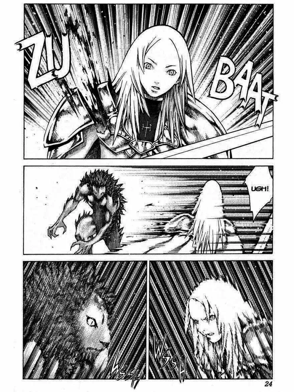 Truyện Tranh Claymore Mắt Bạc trang 4