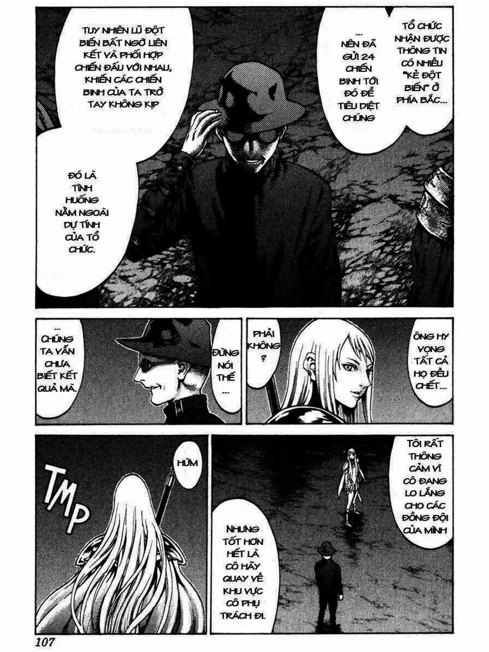 Truyện Tranh Claymore Mắt Bạc trang 4