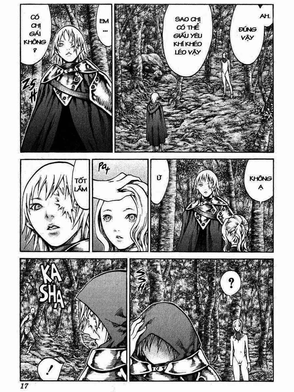 Truyện Tranh Claymore Mắt Bạc trang 4