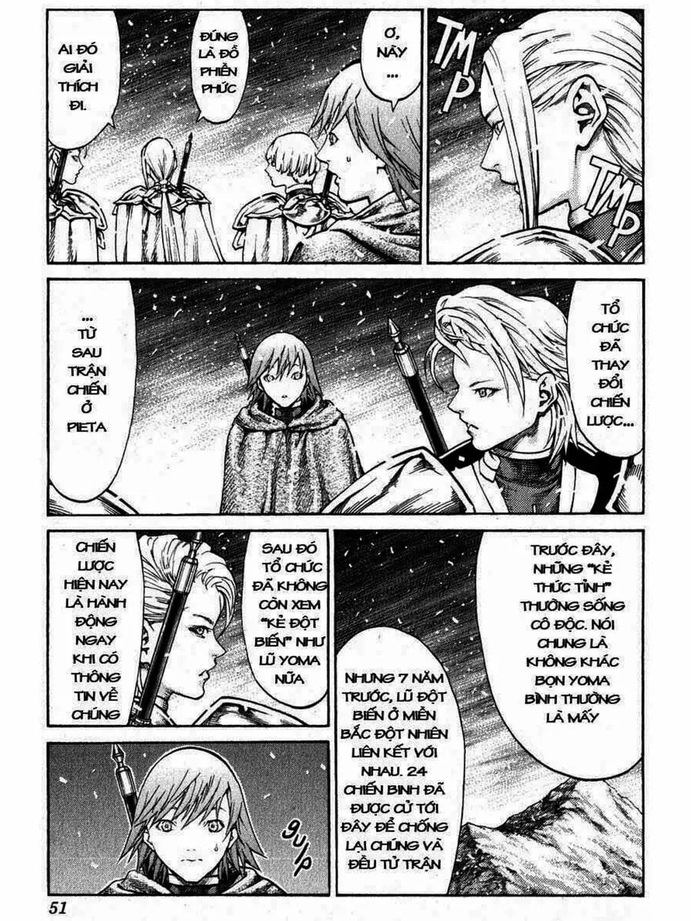 Truyện Tranh Claymore Mắt Bạc trang 4