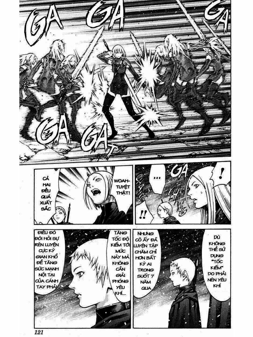 Truyện Tranh Claymore Mắt Bạc trang 4