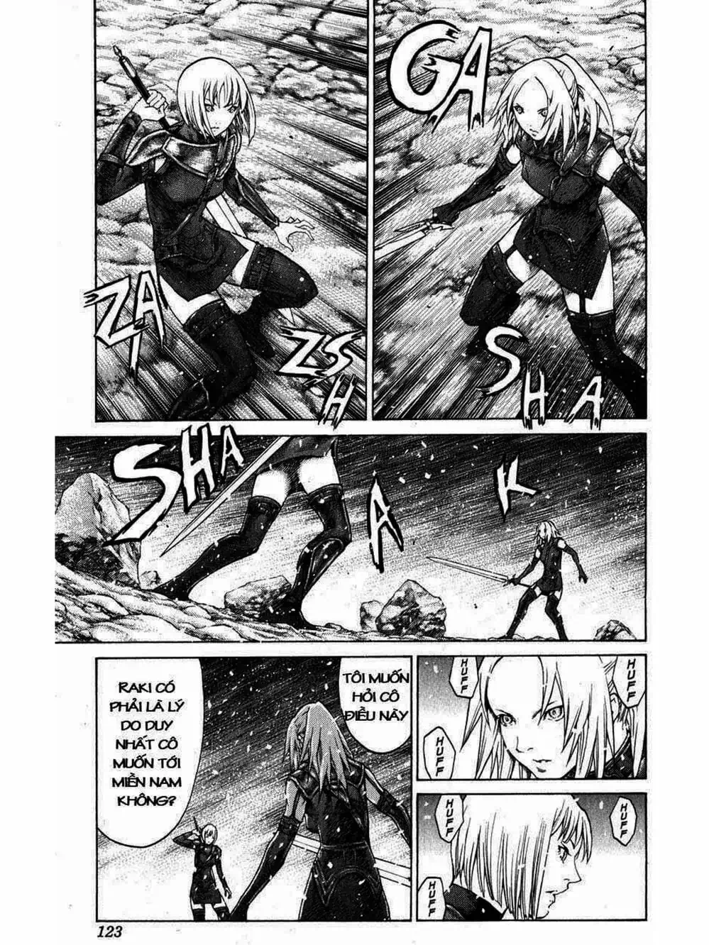 Truyện Tranh Claymore Mắt Bạc trang 4