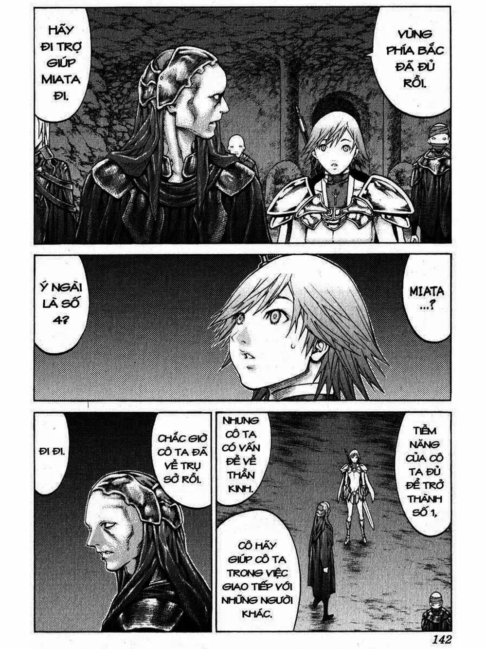 Truyện Tranh Claymore Mắt Bạc trang 4
