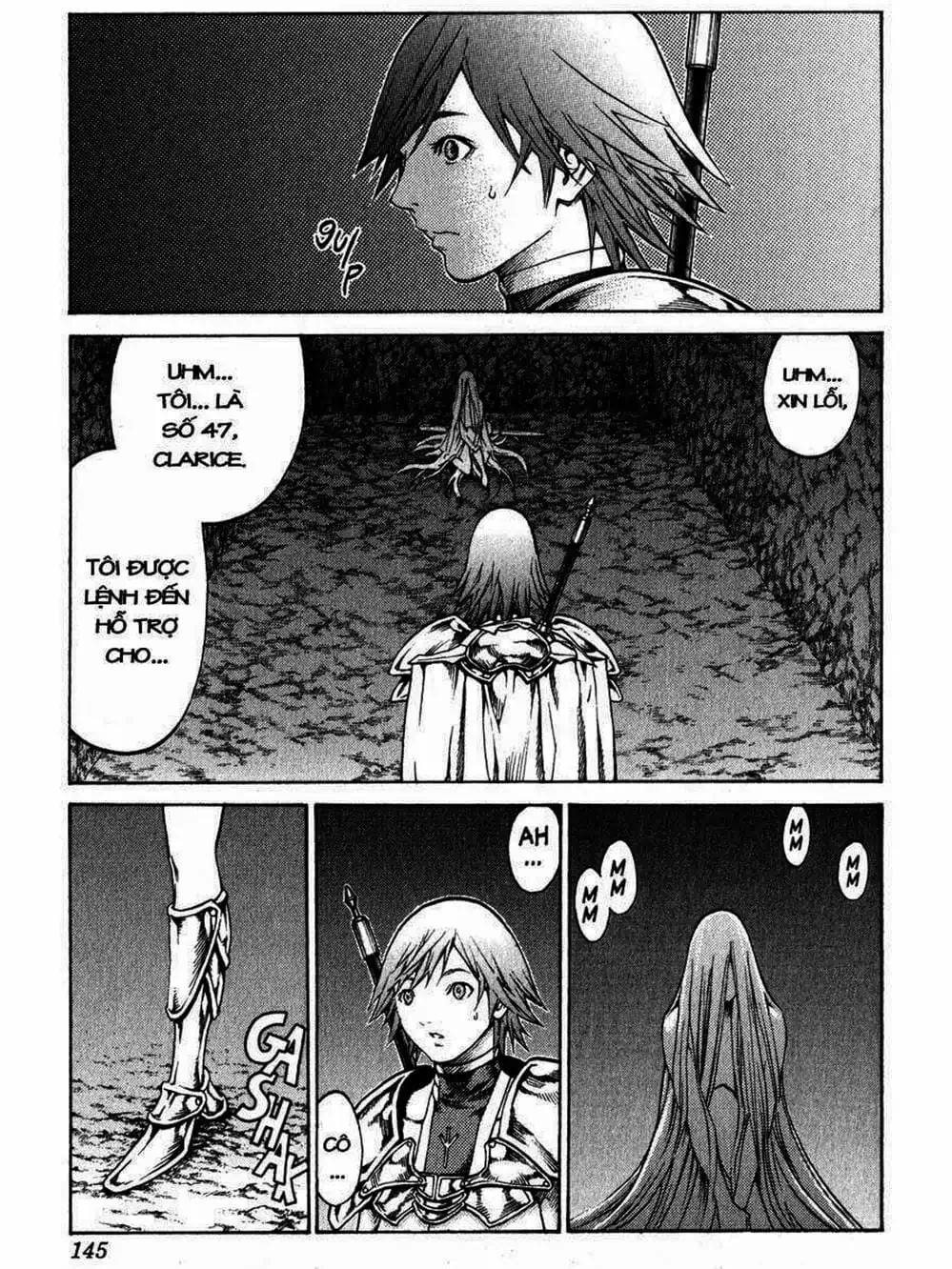 Truyện Tranh Claymore Mắt Bạc trang 4