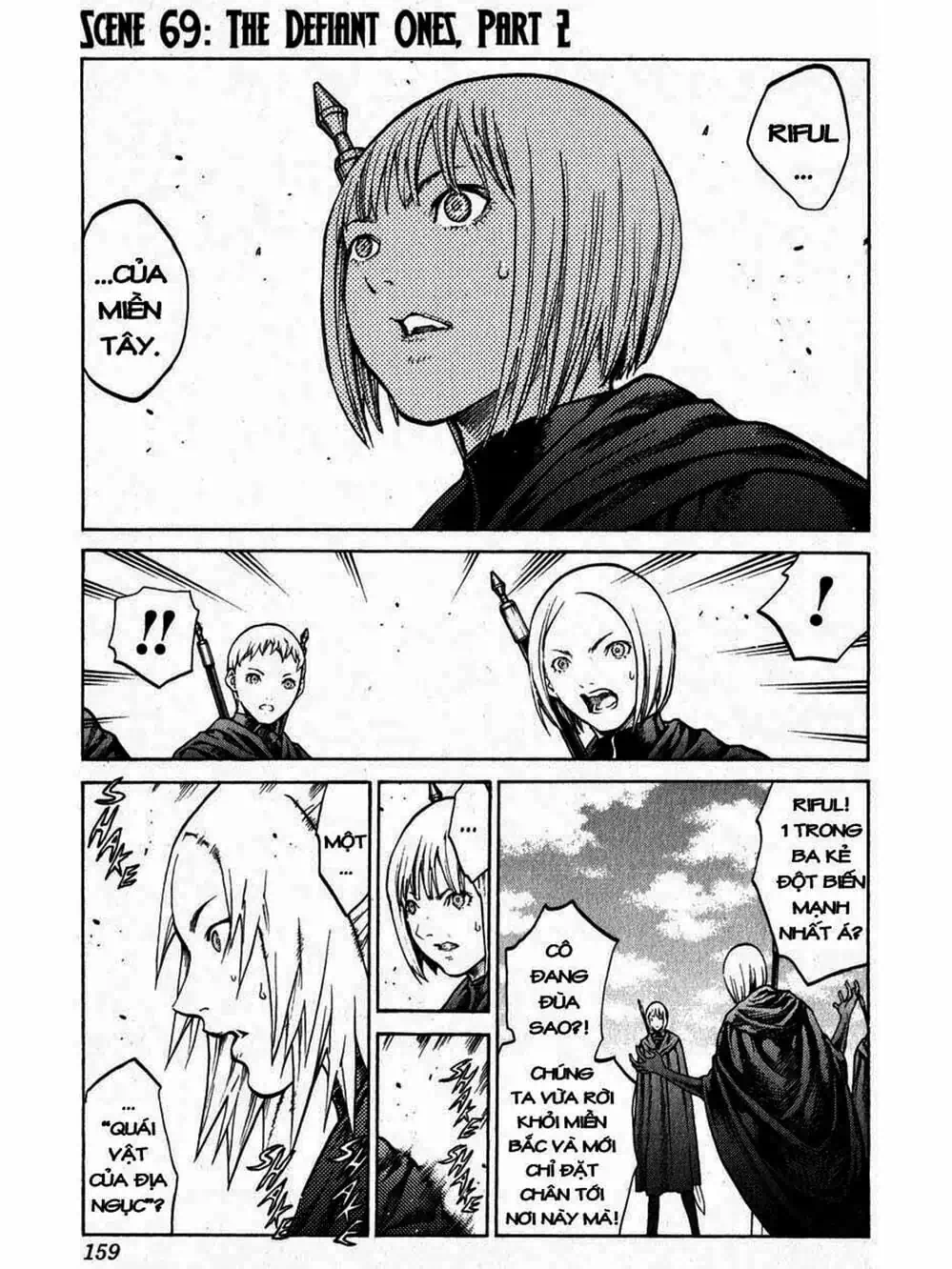 Truyện Tranh Claymore Mắt Bạc trang 4