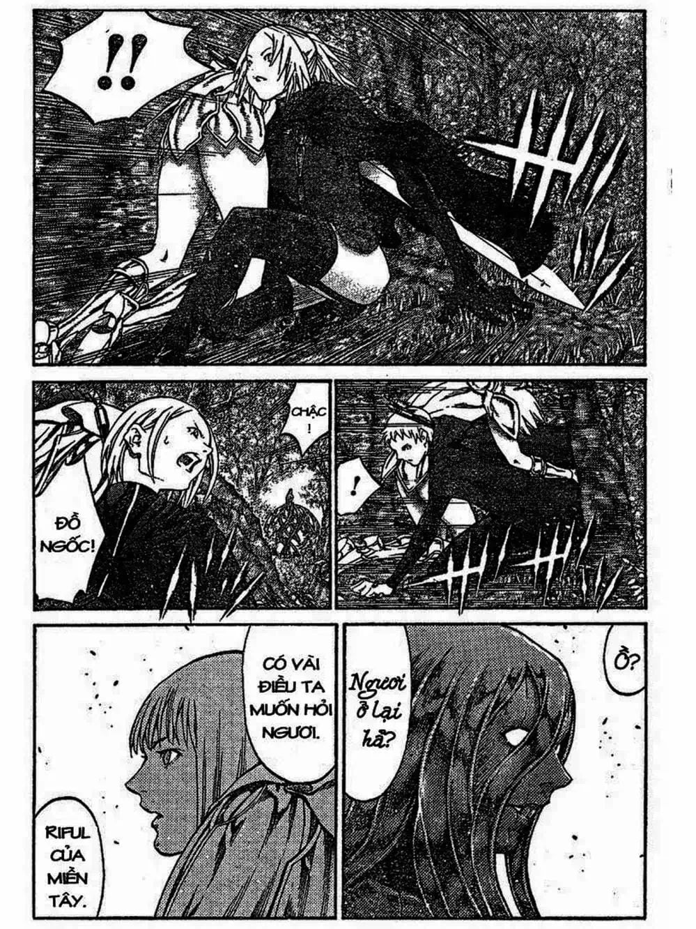 Truyện Tranh Claymore Mắt Bạc trang 4