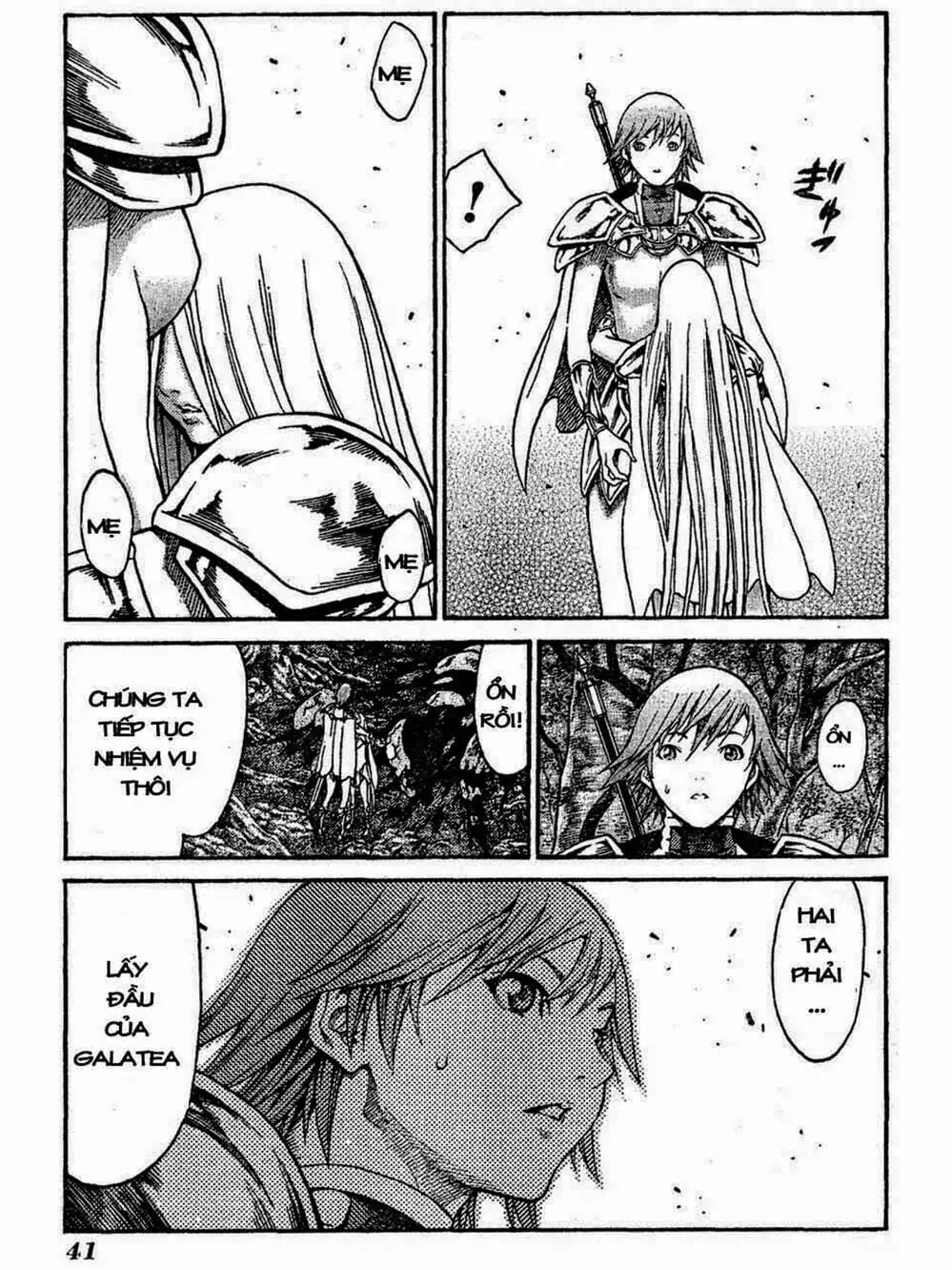 Truyện Tranh Claymore Mắt Bạc trang 4