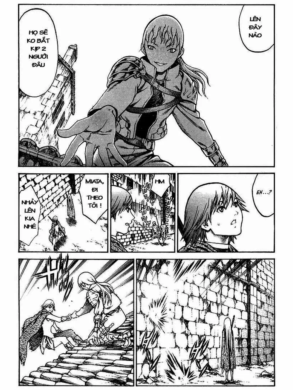 Truyện Tranh Claymore Mắt Bạc trang 4