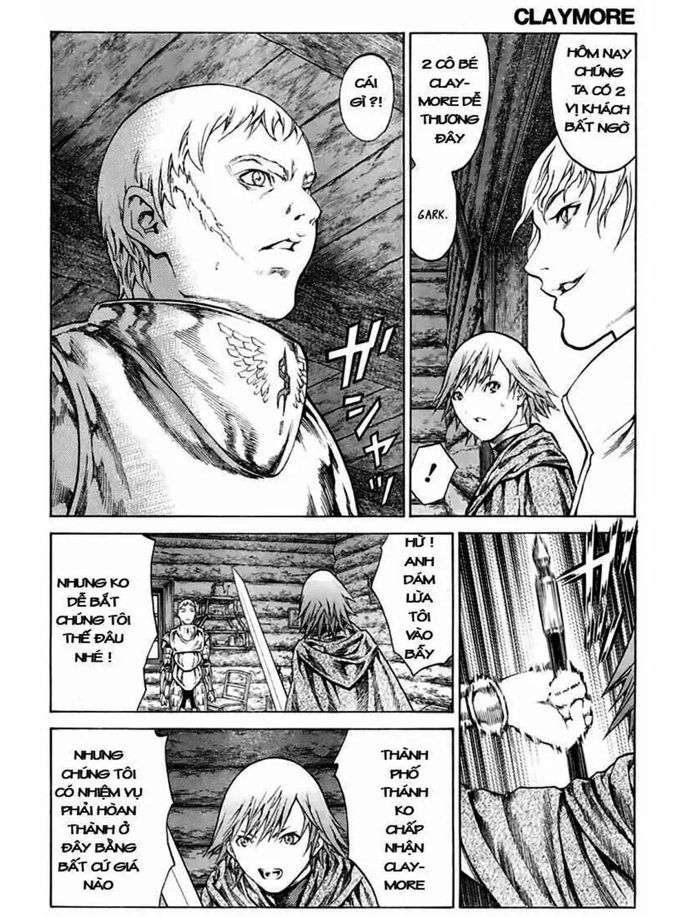 Truyện Tranh Claymore Mắt Bạc trang 4