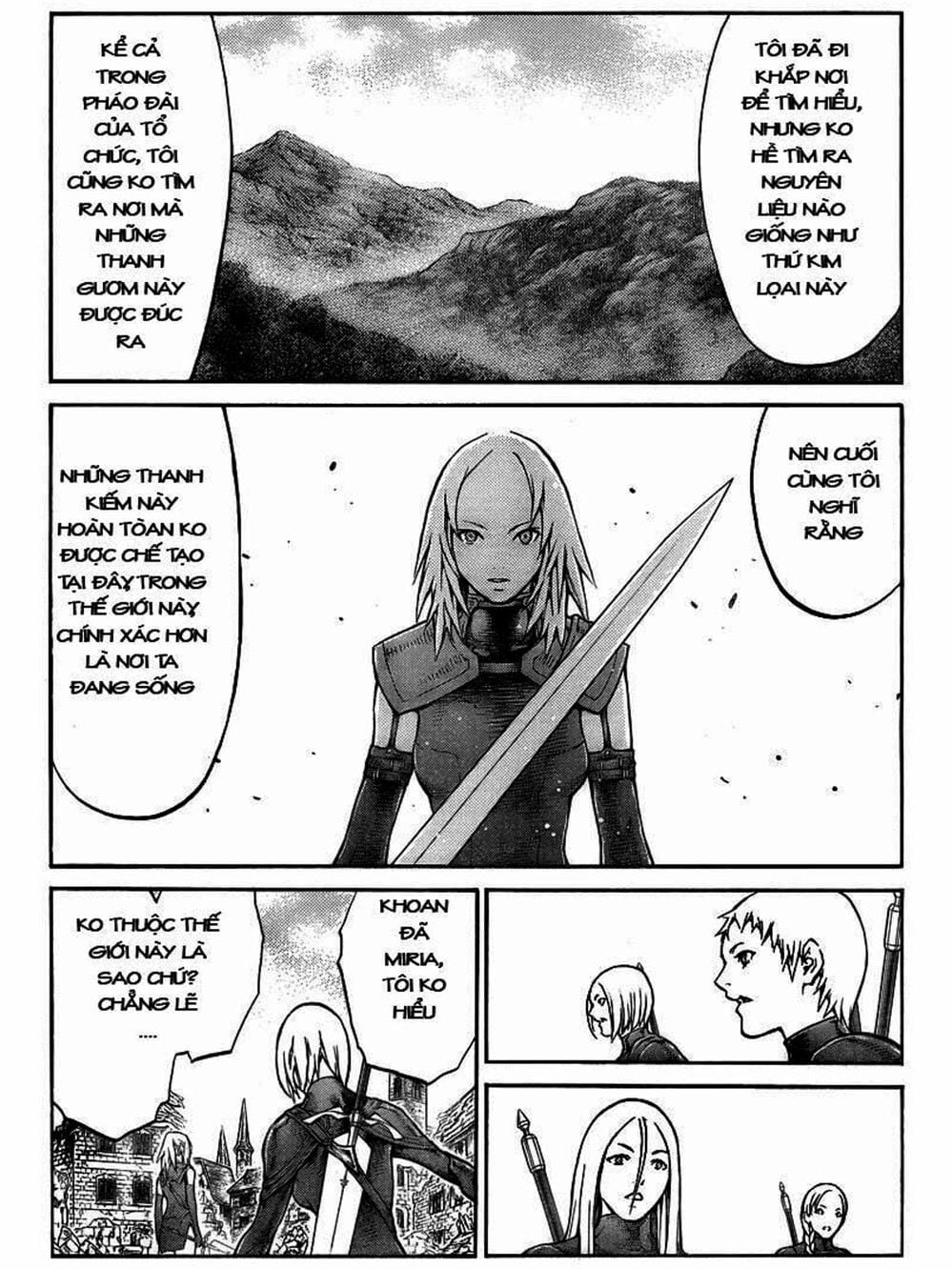 Truyện Tranh Claymore Mắt Bạc trang 4