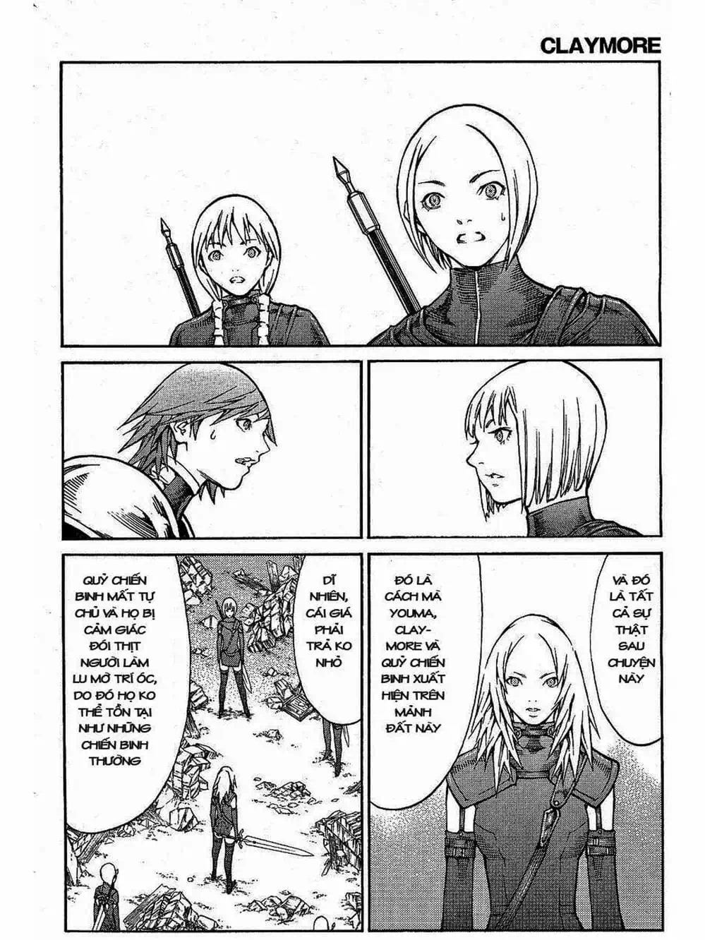 Truyện Tranh Claymore Mắt Bạc trang 4