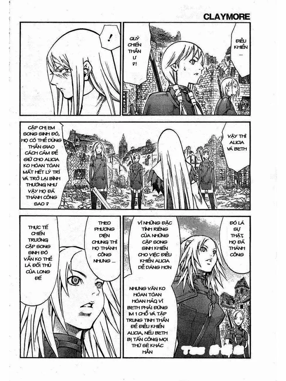 Truyện Tranh Claymore Mắt Bạc trang 4