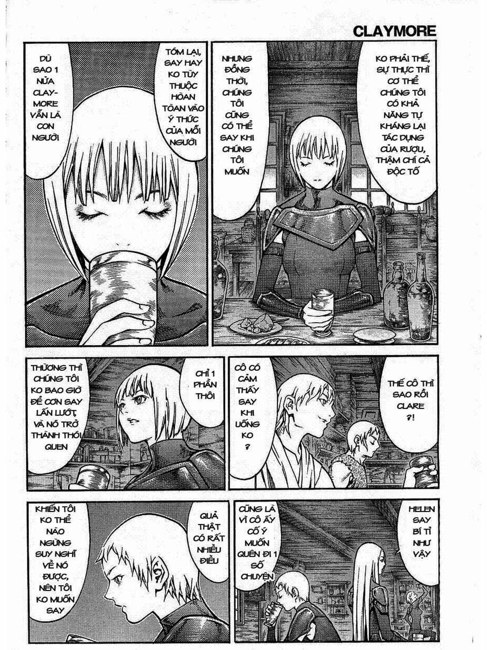 Truyện Tranh Claymore Mắt Bạc trang 4