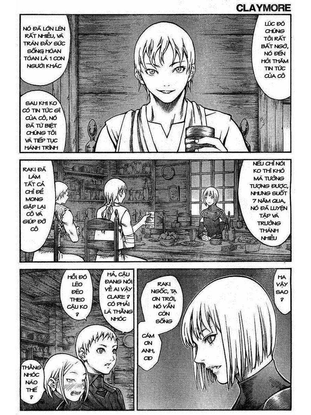 Truyện Tranh Claymore Mắt Bạc trang 4