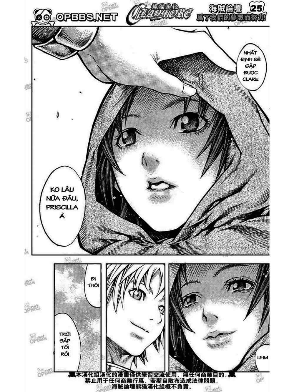 Truyện Tranh Claymore Mắt Bạc trang 4