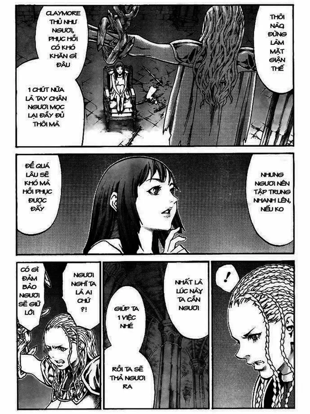 Truyện Tranh Claymore Mắt Bạc trang 4