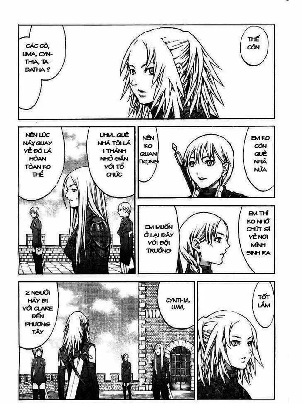 Truyện Tranh Claymore Mắt Bạc trang 4